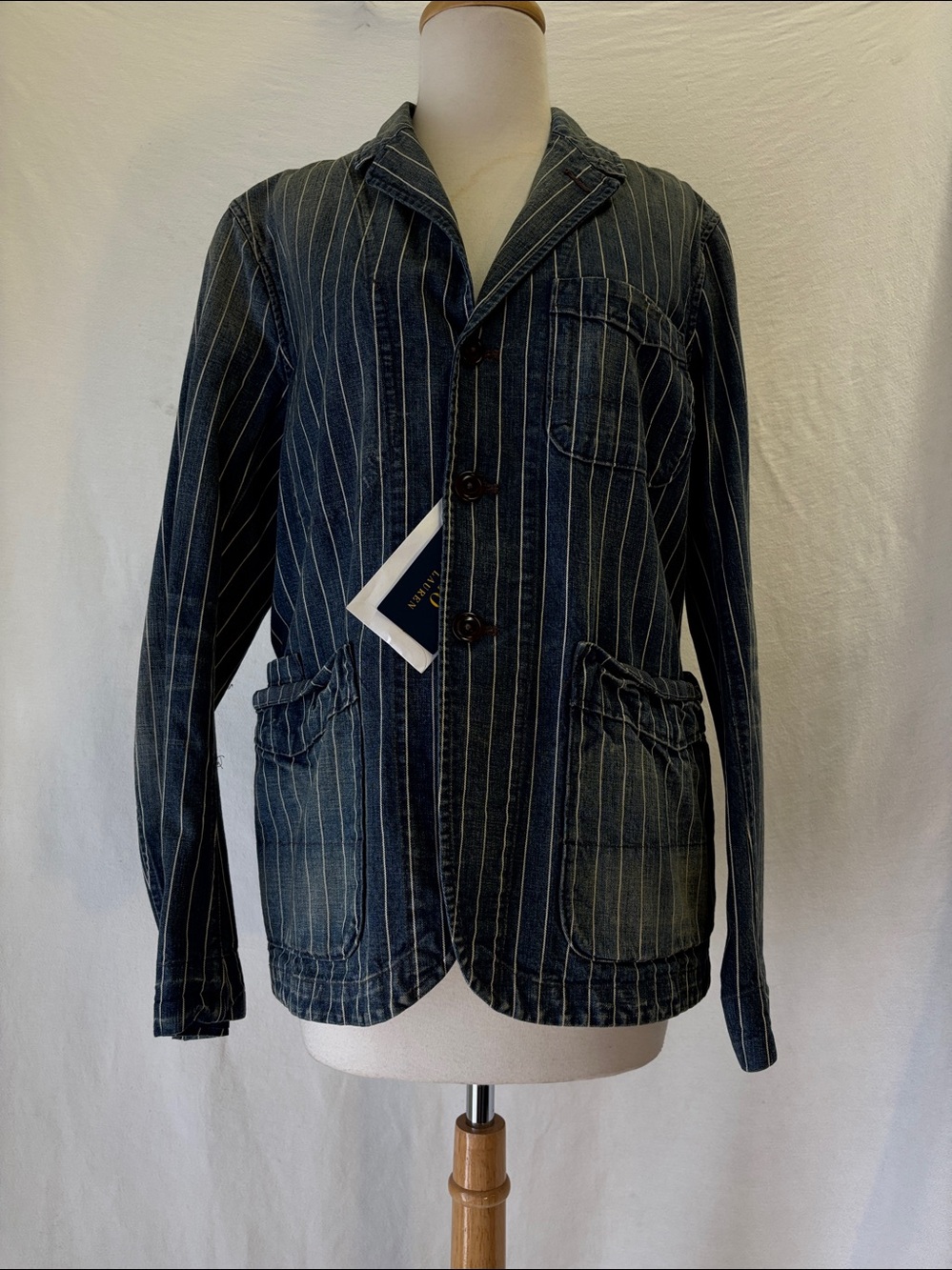 Polo Ralph Lauren Pinstripe Denim Jacket
